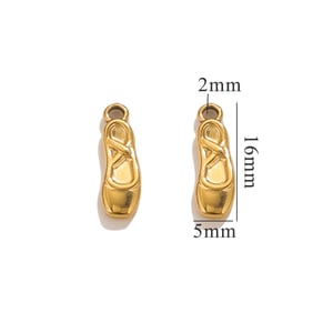 1 pair simple series retro cartoon  gold plated women pendants h5
